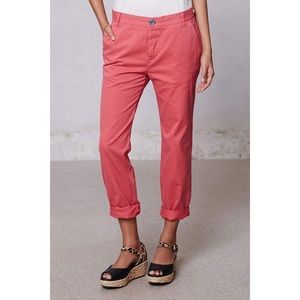 ANTHRO Isabella Sinclair slouchy chino crops